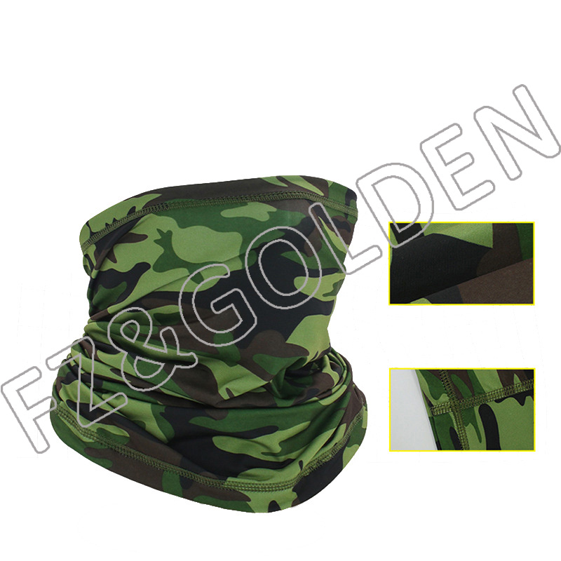 Scarf And Hat Set Supplier - 
 Head Wrap Scarf Neck Warmer Balaclava Face Mask for Sports  - FUZHI