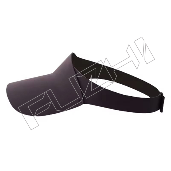 FZSH-2006 Customize High Quality Black Adjustable Embroidery Logo Sport Gorras Sun Men Women Beach Lightweight golf visor hat