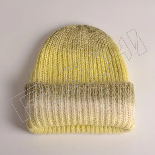 FZBH20250623-2 New arrival high quality knitting winter wool beanie hat customized logo