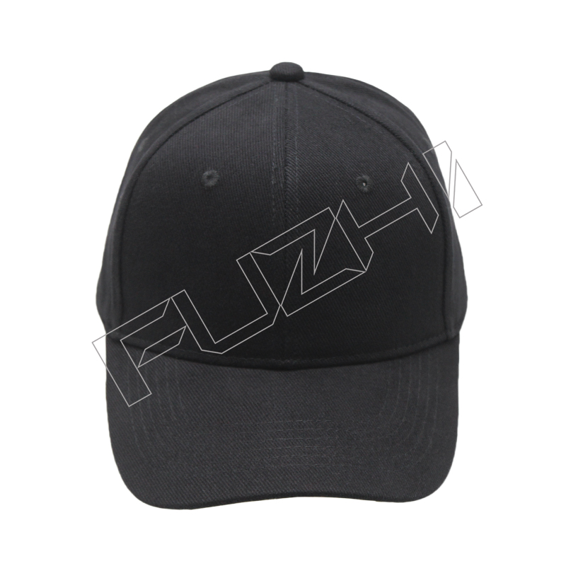 FZBC-6004 6 panel solid color baseball cap heavy brushed cotton baseball cap men and women outdoo...
