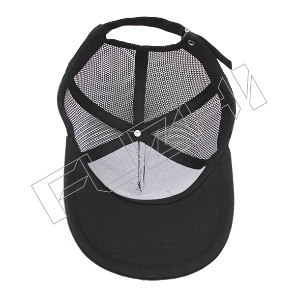FZBC-5860 Customized rubber patch logo 5 panel baseball cap