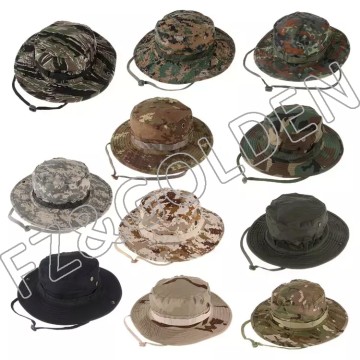FZFH-3001anming Outdoor Summer Wide Brim Boonie Hat Camo Sun Cap for Men or Women