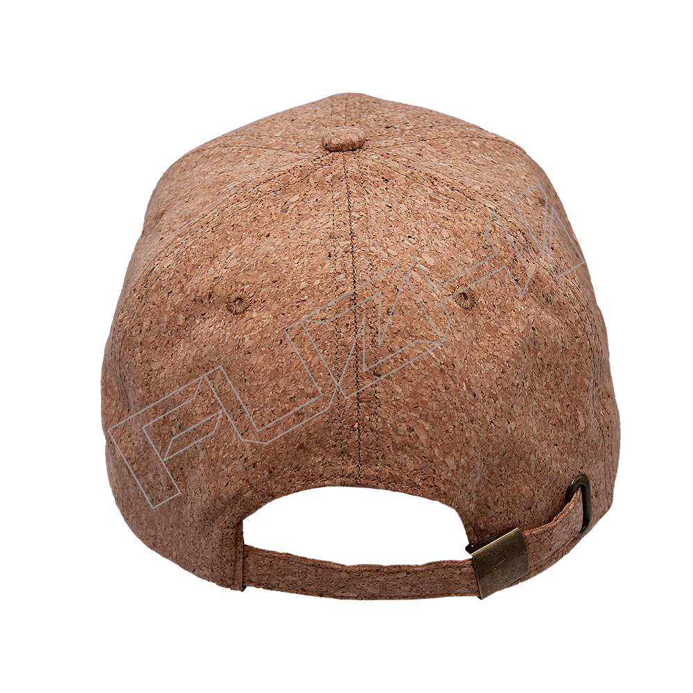 FZBC-6210 6 panel snapback cork wood cap