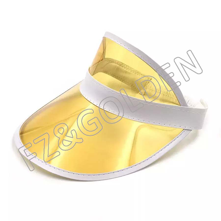 FZSH20250722 Plastics Clear Sun Visors Hat Cap Headwear Sunhat Golf Tennis Beach Cycle uv protection visor