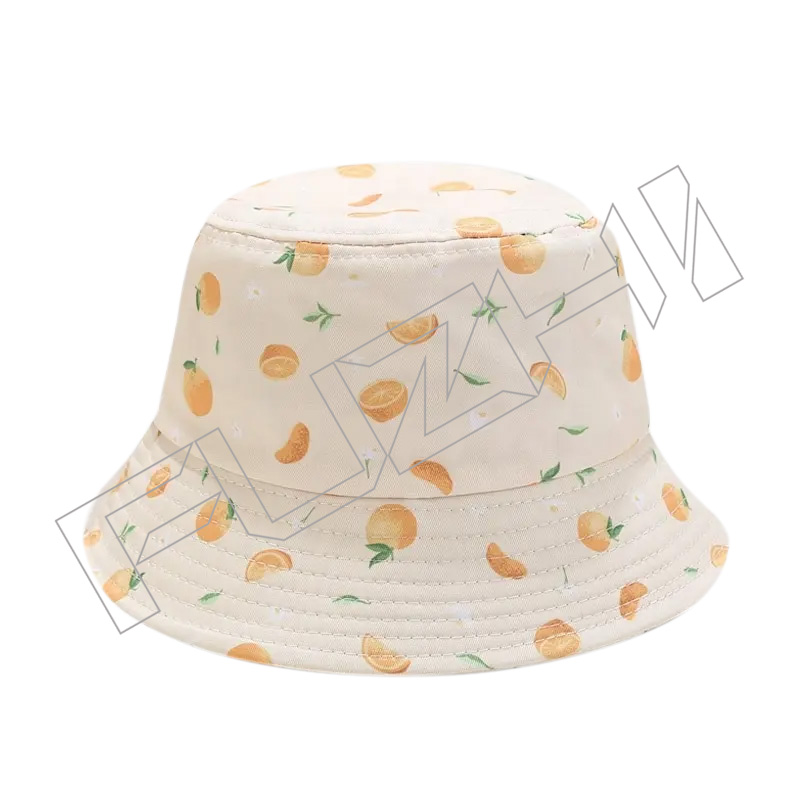 FZFH20250625-2 Fashion Designer Printed Custom Logo polyester summer protection printed bucket hat