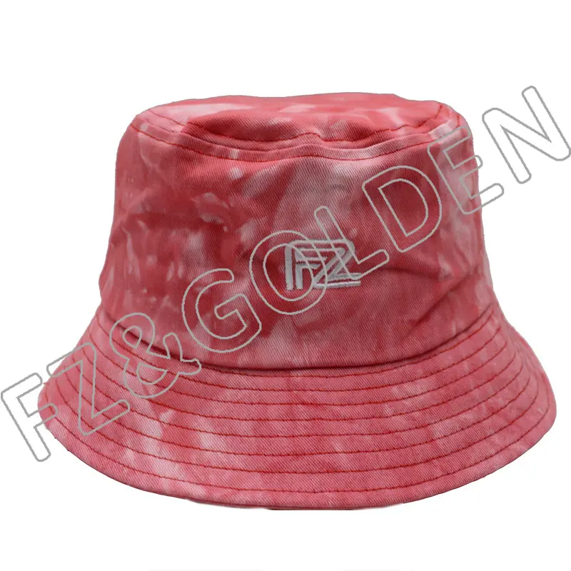 Export Fur Bucket Hat Suppliers – 
 100% Cotton Tie-dyed Adult Hat   – FUZHI