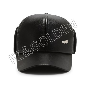 China Snapback Cap Supplier - 
 Winter Warm Mens Leather ...