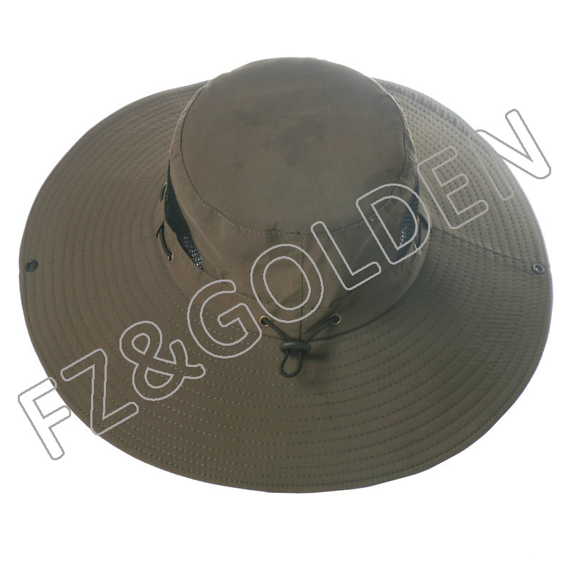 Discount Knit Hat - 
 Foldable Super Wide Brim Fishing Bucket Safari UPF 50+ Sun Protect Hat  - FUZHI