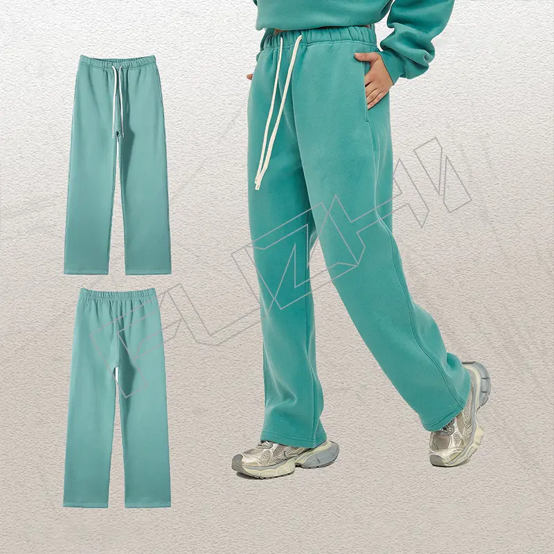 FZPA-5826 Customize fashion adults unisex color fleece pants sport pants