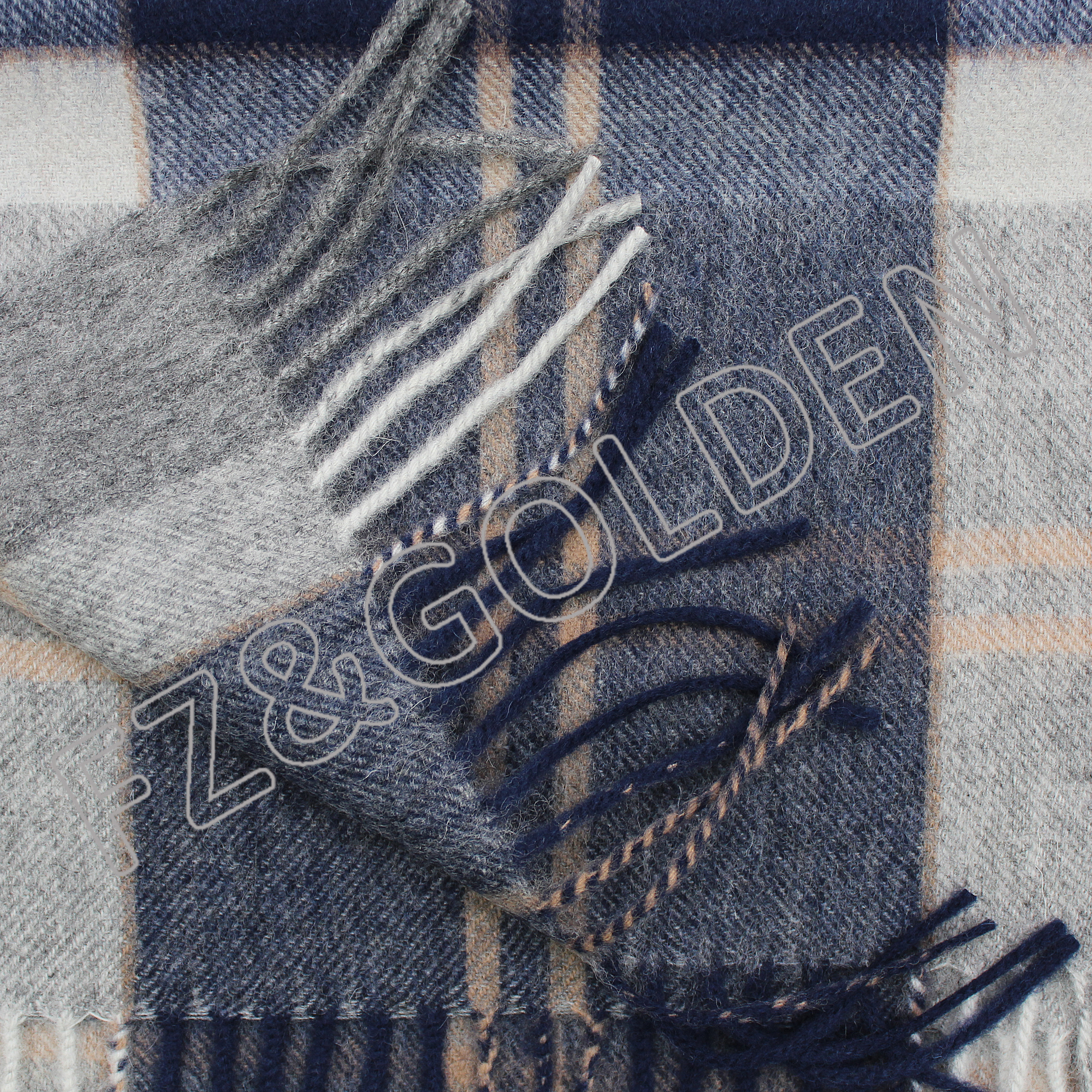 FZSC-3025  Item	Fabric	100% Wool Size	32*180cm Feature	Comfortable and Breathable Fashion Plaid Warm Pashmina Imitation Wool Neck Scarves Fringe Winter Shawl Winter Women Stylish cashmere scarf