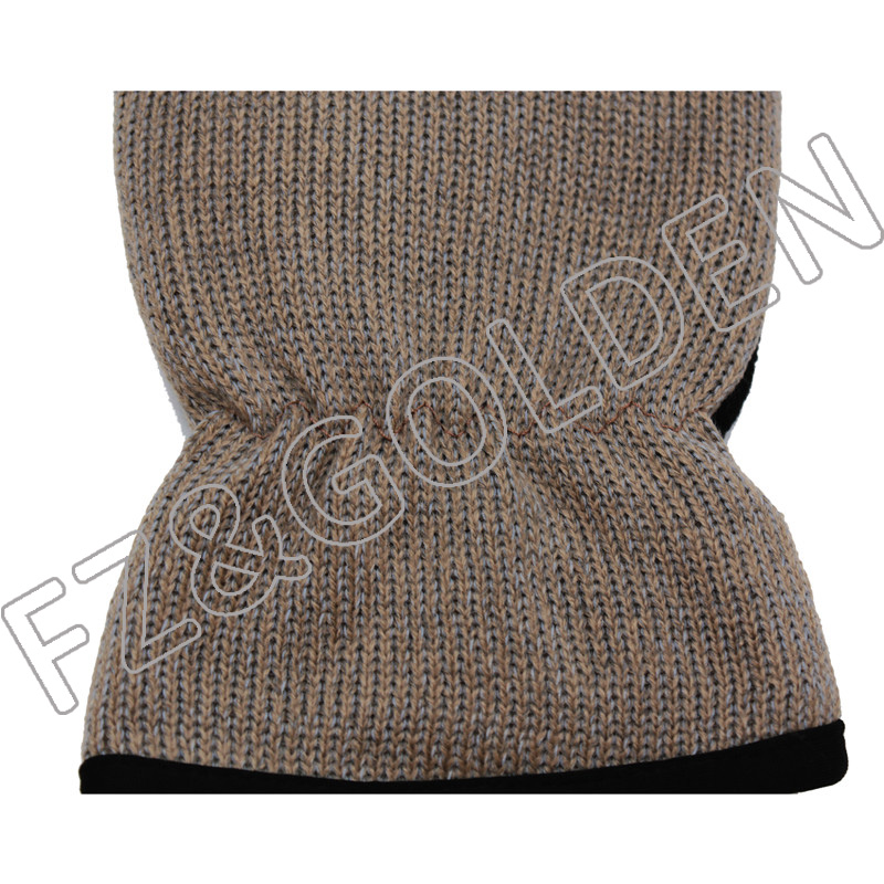 OEM/ODM Cotton Glove Supplier - 
 Reflective Knitted Adult Mitten  - FUZHI