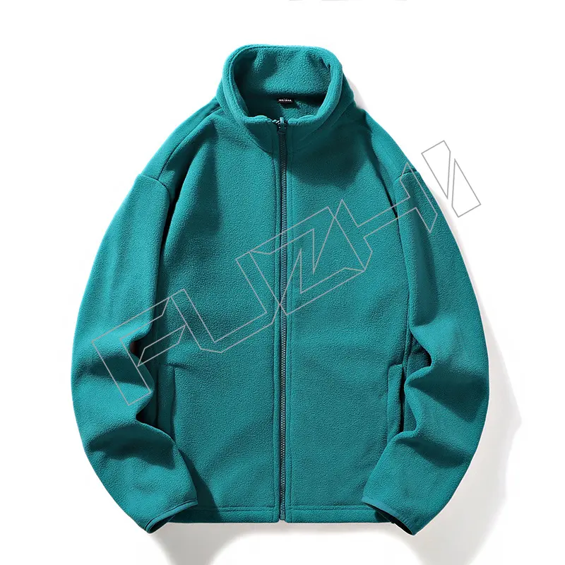 FZJA-1001 Fleece jacket unisex couple thick autumn and winter household outfitting sports hoodie cardigan coat top