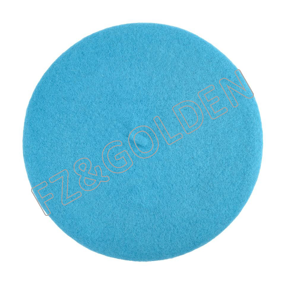 OEM/ODM 6 Panel Hat - 
 French Solid Color Cashmere Classic Wool Unisex Beret Cap  - FUZHI