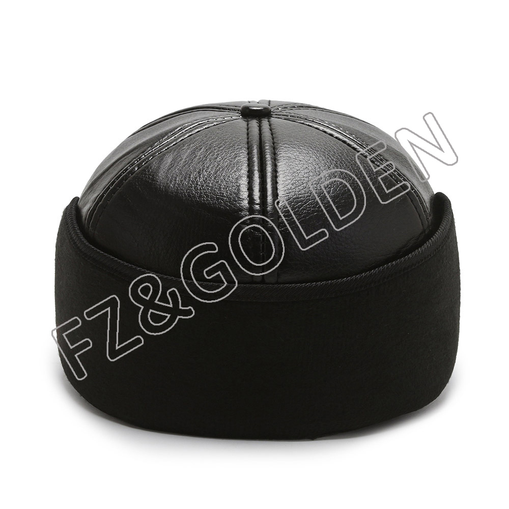 Discount Cap Custom Suppliers - 
 Winter Warm Mens Leather Winter Cap  - FUZHI