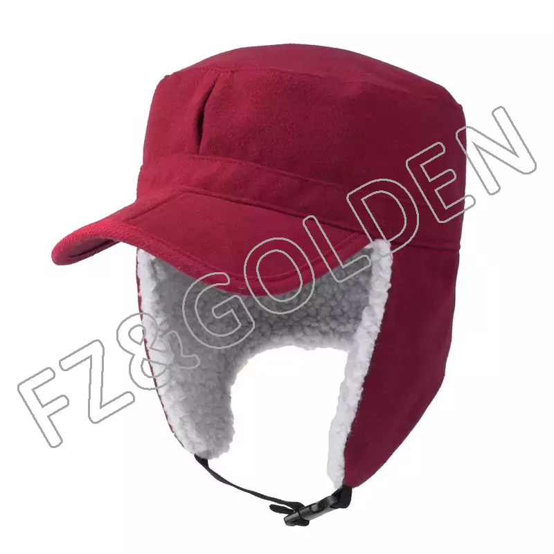 FZWH20250722-1 Hot selling soft faux fur bomber stock colors trapper mask Thickened Thermal Ear P...