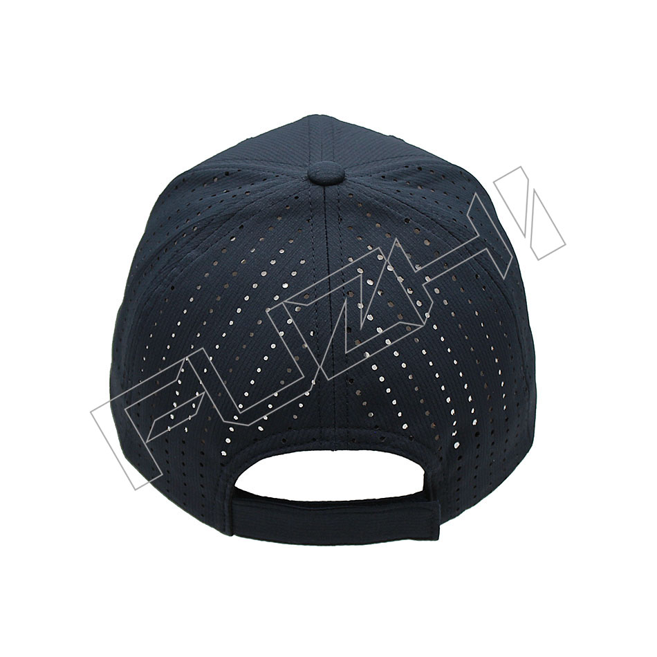 FZSC-1004 6 panel laser holes baseball cap