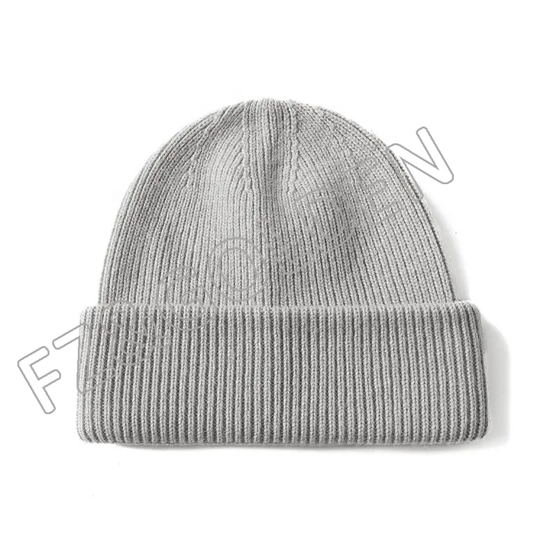 FZBH20250626 wholesale high quality fashion womens hats wool cashmere winter beanie with custom e...