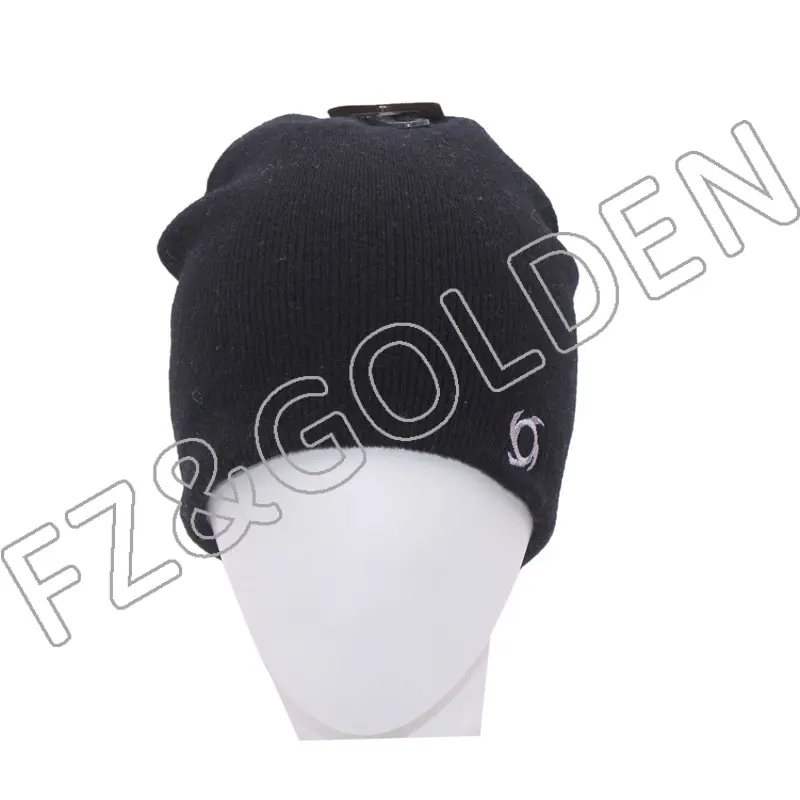Cheapest Pom Beanie – 
 Winter Knitted Embroidered Beanie Hats  – FUZHI