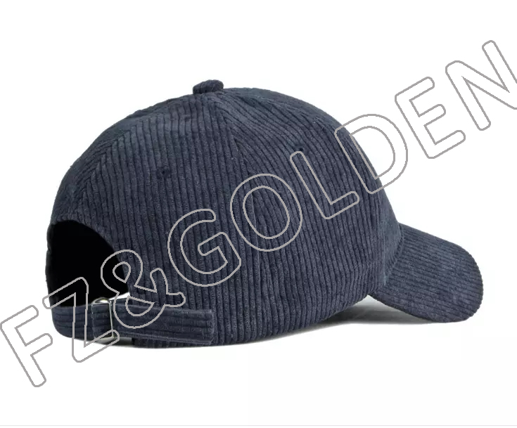 FZBC20250716-8 BSCI Wholesale Custom Your Design Embroidery Logo Dad High Quality 6 Panel Baseball Cap Corduroy hat