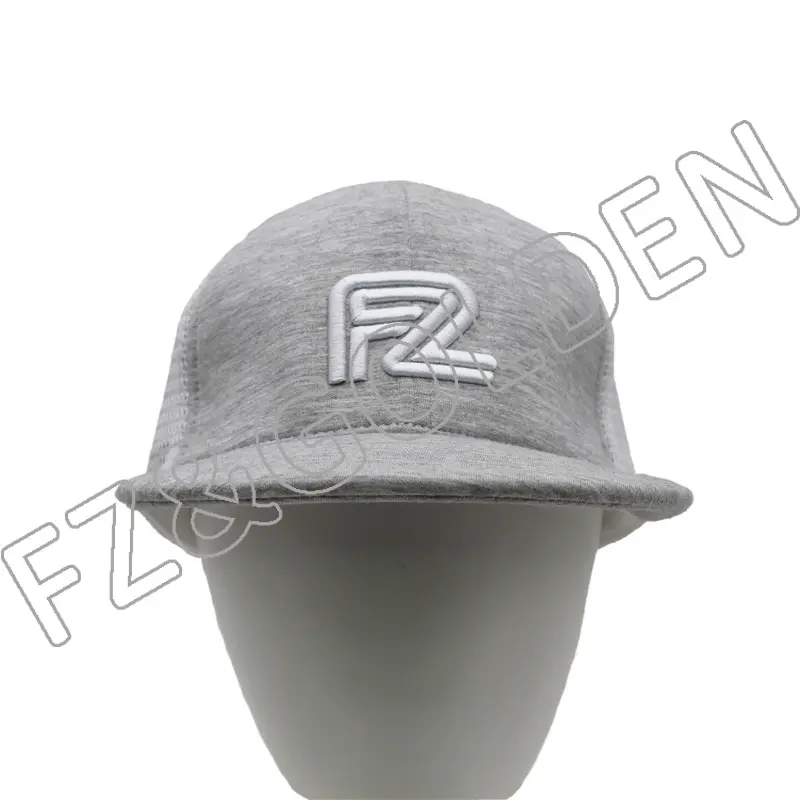 Discount Sport Cap Factory – 
 Flat Visor 6 Panel Air Cotton+Mesh Snapback Trucker Cap  – FUZHI