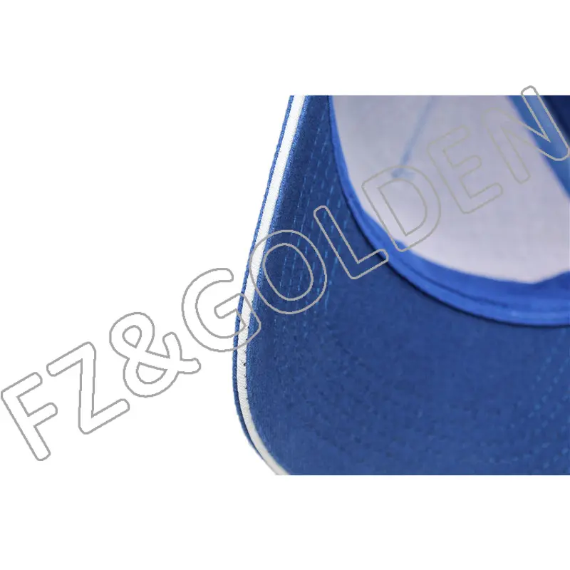 China 5 Panel Baseball Cap Suppliers – 
 5 panel 100% Cotton Twill Baseball Cap   With Sandwich Brim  – FUZHI