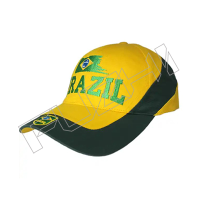 FZBC-6582 Custom Design 2022 Sports Football Fans Caps Brazil Baseball cap