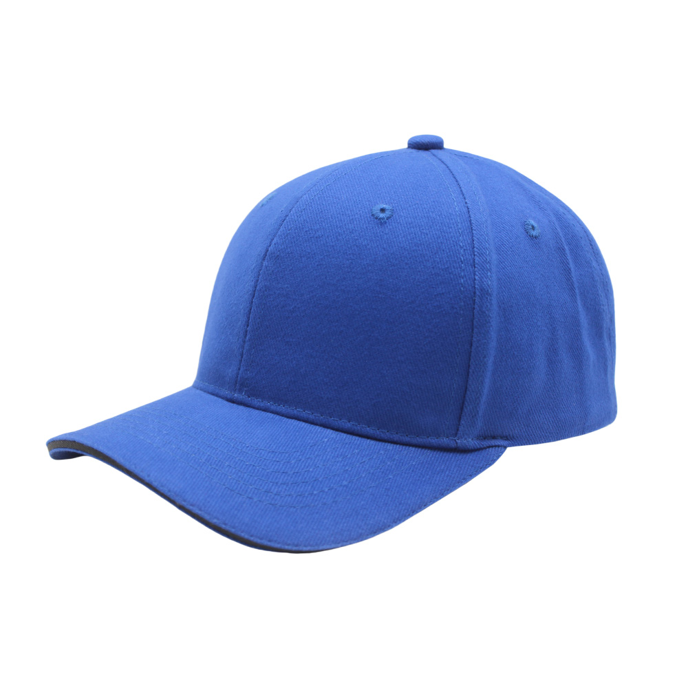 FZBC-6002-2 100% brushed cotton 6 panel sandwich baseball cap