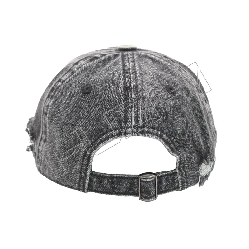 FZBC-6105 Denim broken washed vintage cap hip hop baseball cap men and women with the same fashion brand couple cap