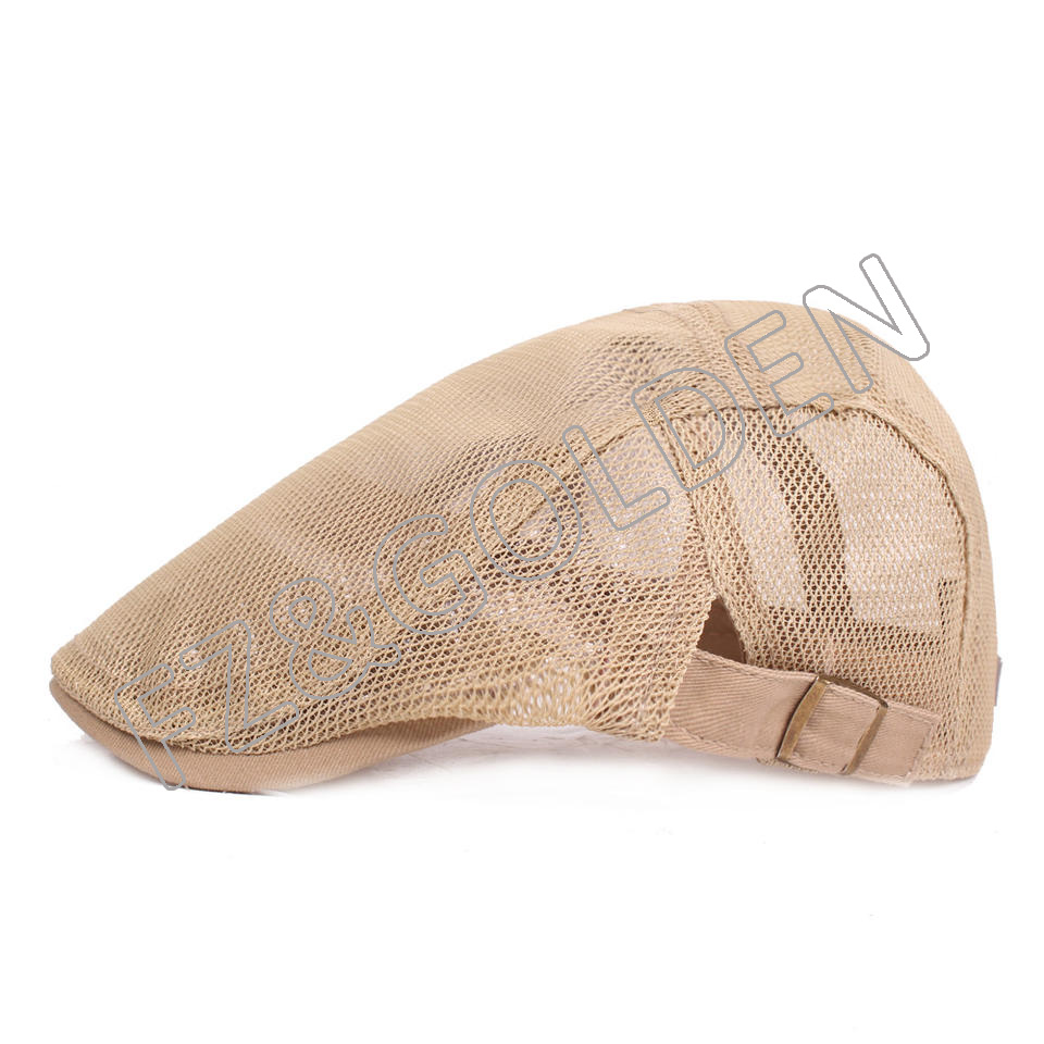 High-Quality Custom Hat - 
 Men's Mesh Breathable Summer Beret for Driving Hunting  - FUZHI