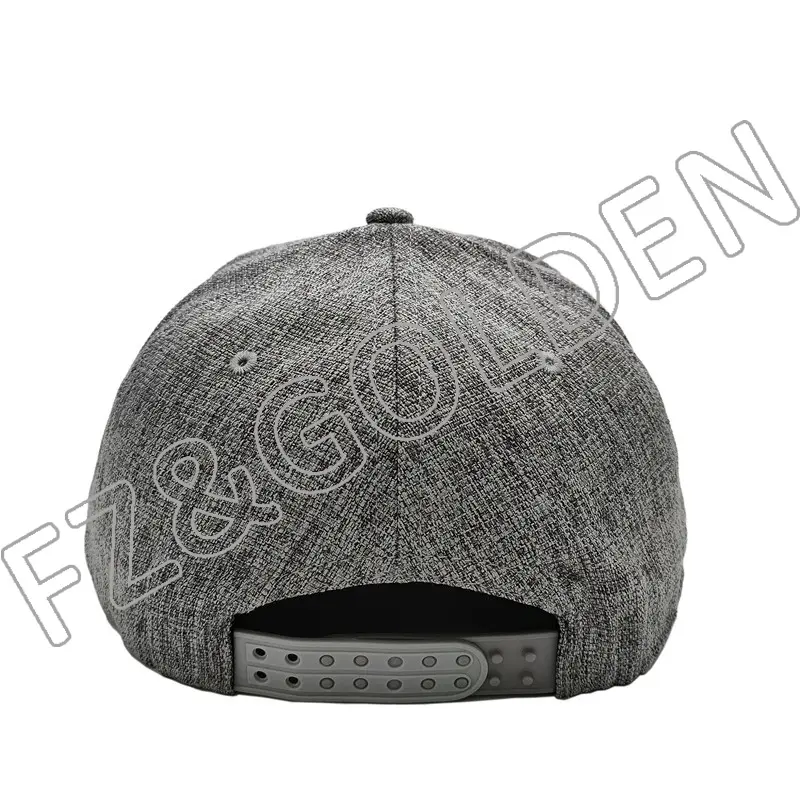High-Quality Sports Cap Manufacturer – 
 6 Panel  Custom Logo Snapback Cap Flat Peak  – FUZHI