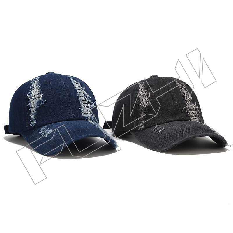 FZBC-6035 6 panel denim cap