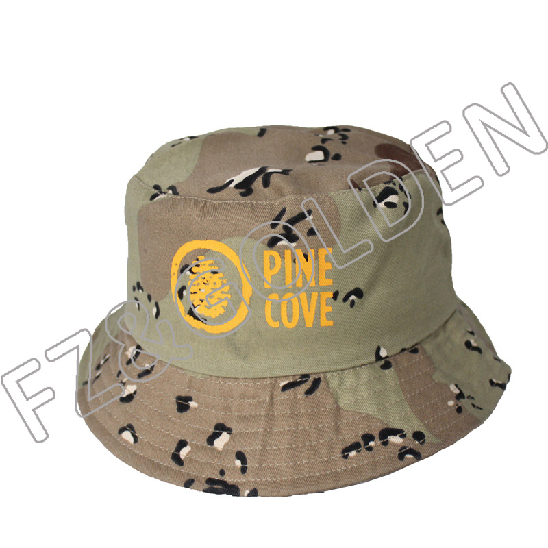 Cheapest Bucket Hat Manufacturers -   Bulk Custom Logo Fisherman Bucket Hat  - FUZHI