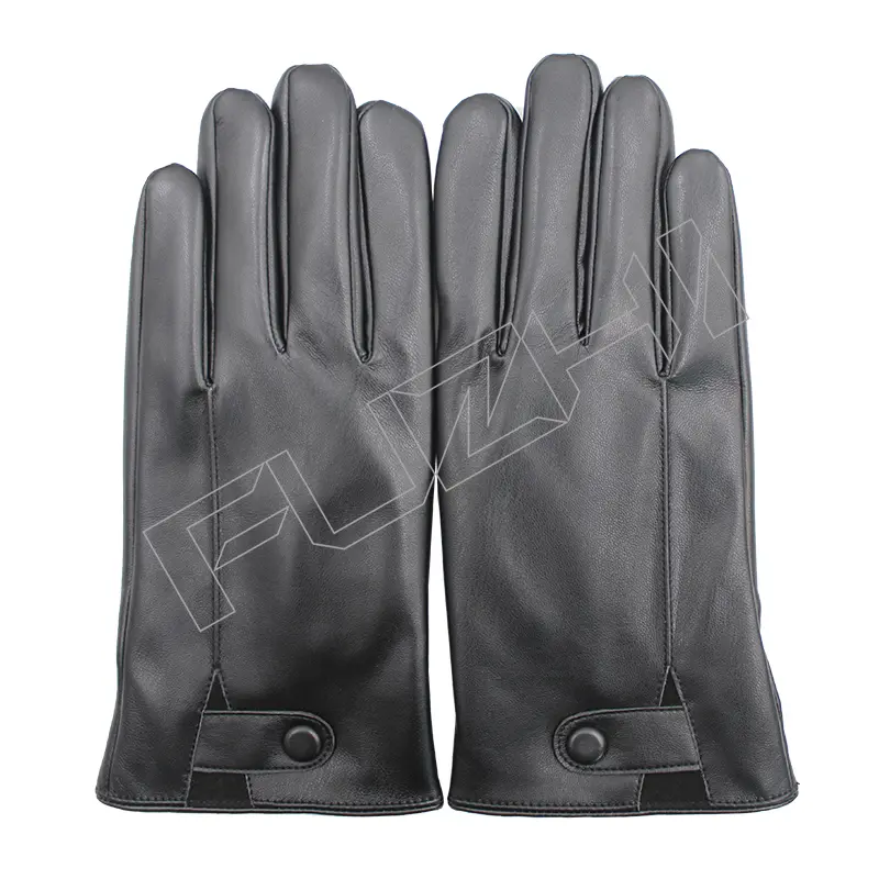 FZWG-1012 Men’s and women’s PU gloves new autumn and winter fashion warm and thick plus cashmere windproof and cold PU gloves