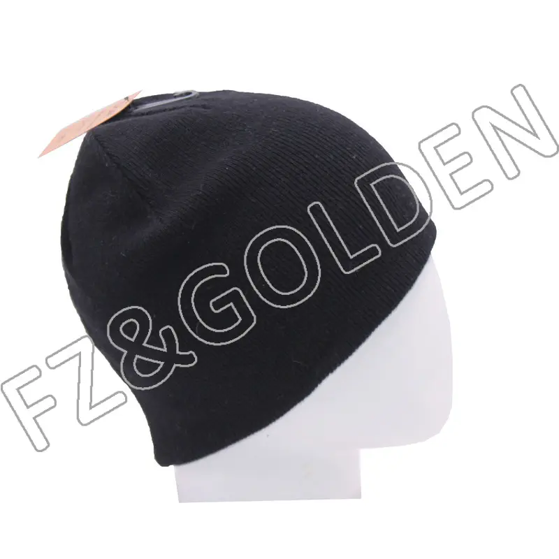 Cheapest Pom Beanie – 
 Winter Knitted Embroidered Beanie Hats  – FUZHI