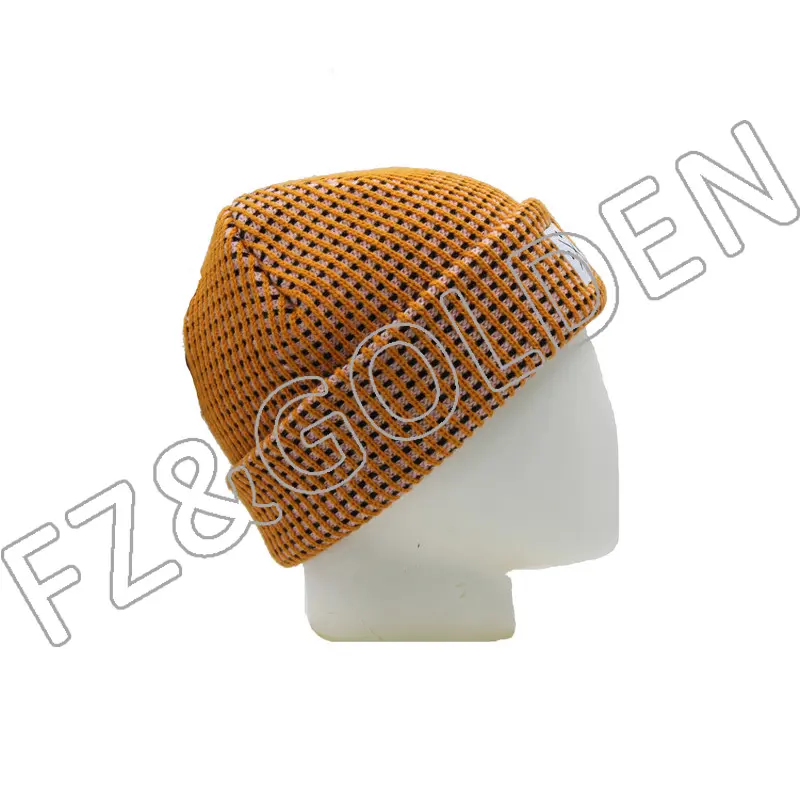 High-Quality Knitted Hat Manufacturer – 
 100% Acrylic Knitted Hat   – FUZHI