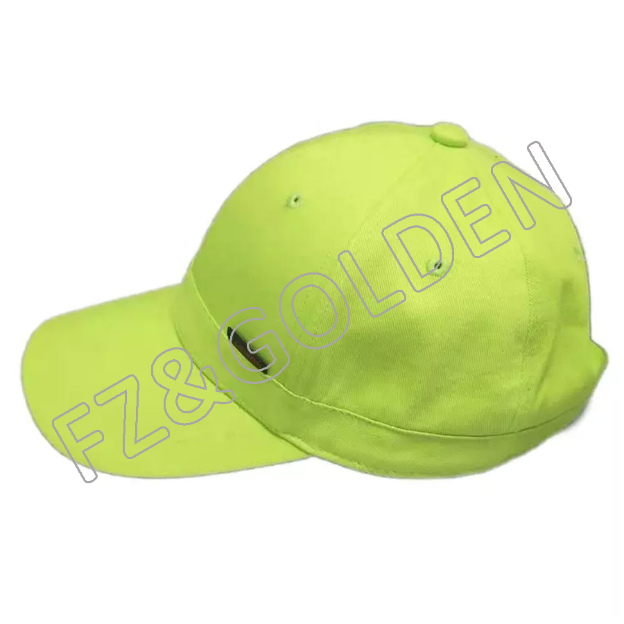 OEM/ODM Denim Baseball Cap Manufacturer - 
 New Arrival lime green baseball cap  - FUZHI