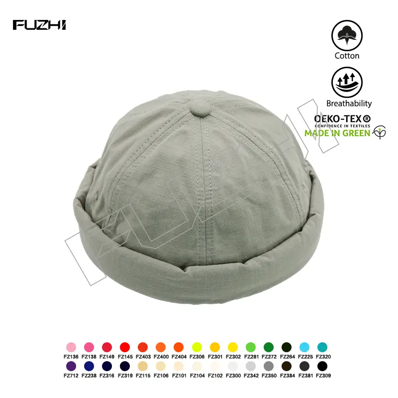 FZDL-1004 Fashionable and casual dairy life bowler hat skull cap