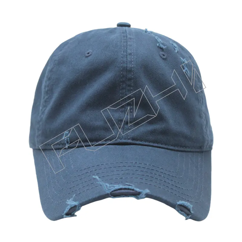 FZBC-6112 New fashion broken washed vintage cap hole washed to make old baseball cap korean version of men and women washed outdoor recreational hole baseball cap