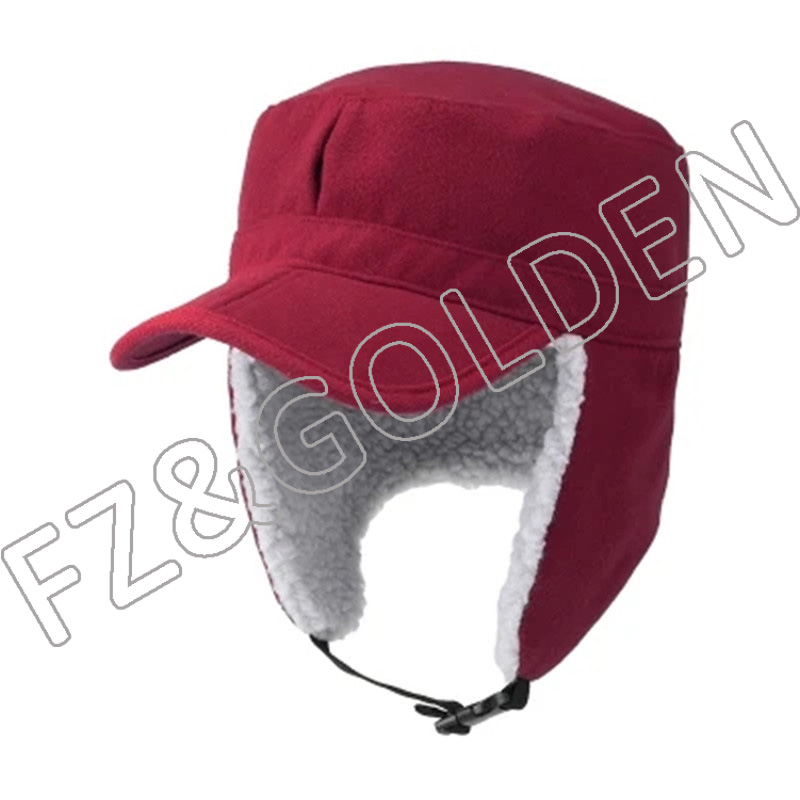 Export Reflective Winter Hat Factory - 
 New Arrival Fur Snow Warm Winter Caps Hats for Men  - FUZHI