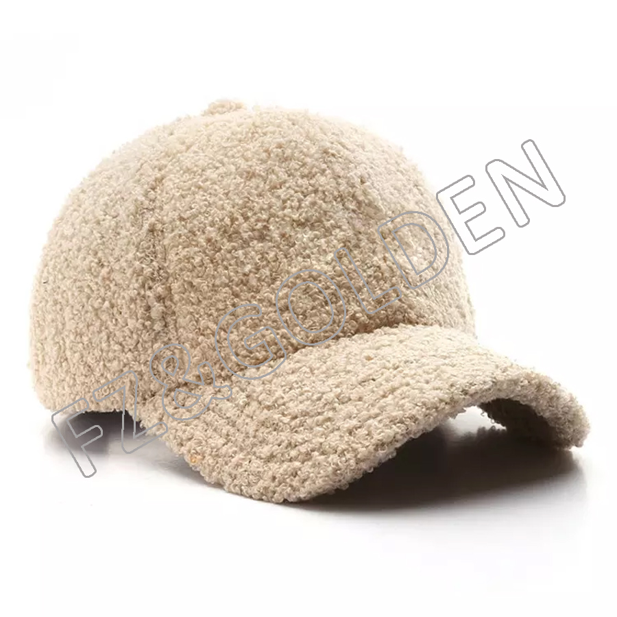Wholesale Mens Cap Manufacturer - 
 new arrival cashmere baseball cap hat  - FUZHI