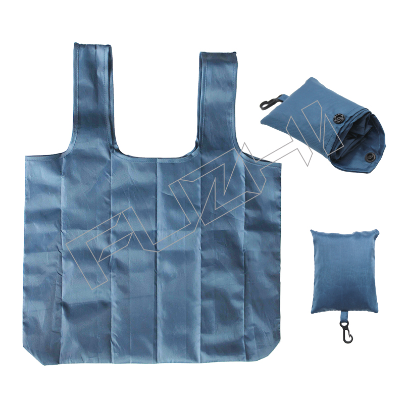 FZSB-1002 Customized printed polyester environmental folding portable shopping bag tote bag storage bag