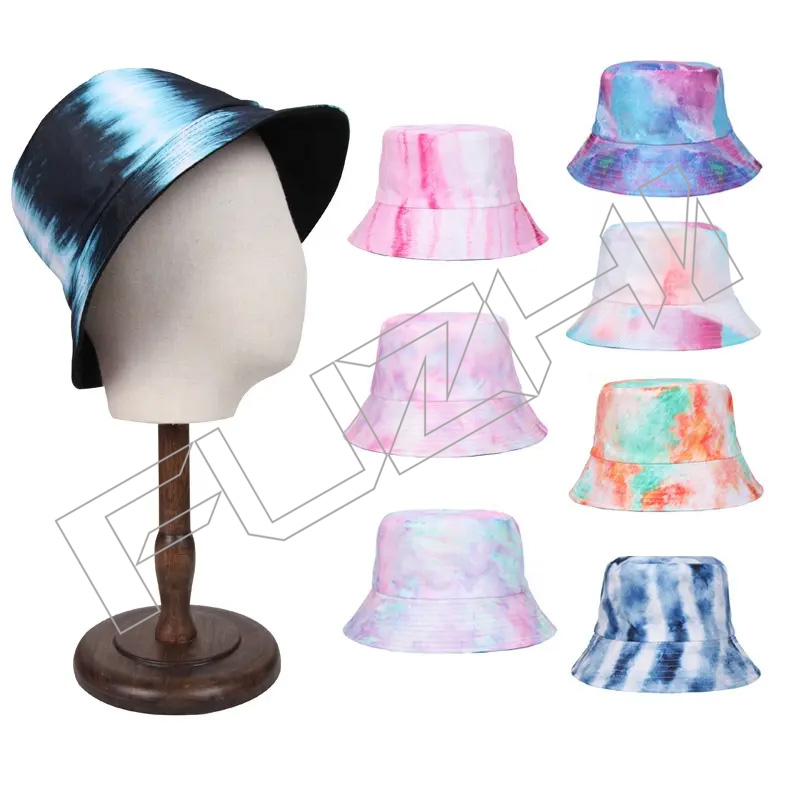 FZFH20250625-5 Wholesale Logo All Over Printing Women Beach Bell Gorras Summer Fisherman Quick Dr...