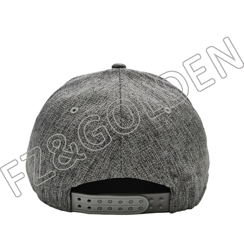 Wholesale Sun Cap Manufacturers - 
 6 Panel  Custom Logo Snapback Cap Flat Peak  - FUZHI