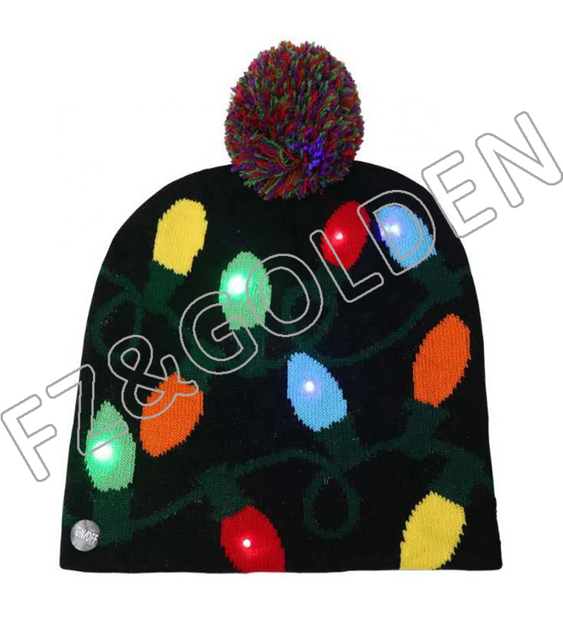 Christmas LED Knitted Hat