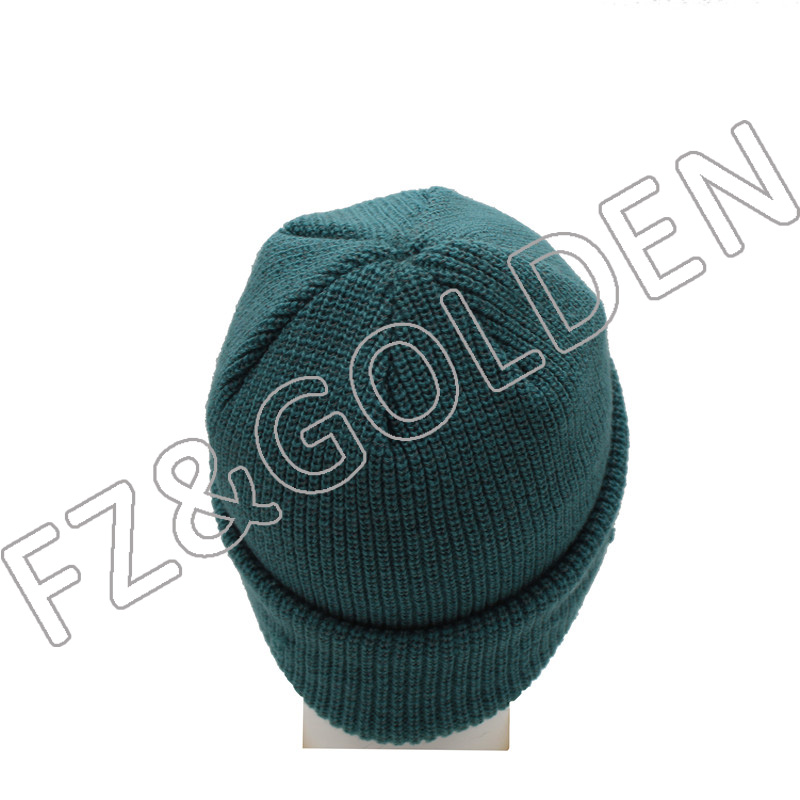 High-Quality Reflective Scarf Manufacturers - 
 Reflective Adult Polyester Knitted Hat  - FUZHI