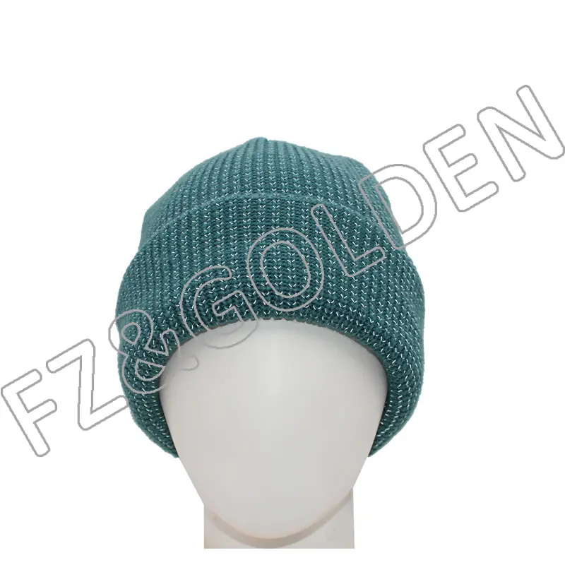 China Reflective Winter Hat Suppliers – 
 Reflective Adult Polyester Knitted Hat  – FUZHI Featured Image