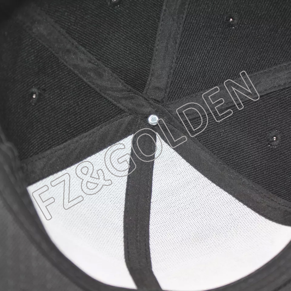 OEM/ODM Military Cap Supplier - 
 Luxury hip hop fitted custom embroidery flat bill brim peak snap back embroidered snapbacks cap hat  - FUZHI