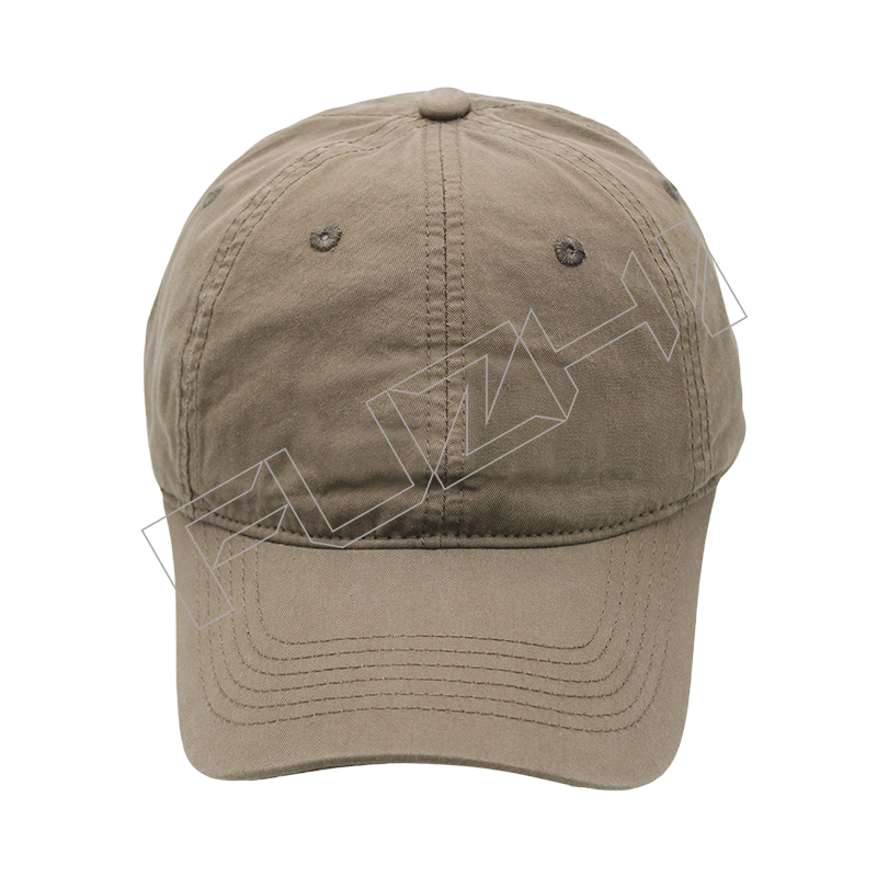 FZDL-1001 New dairy life 6 panel pure color cotton outdoor simple and casual curved eaves basebal...