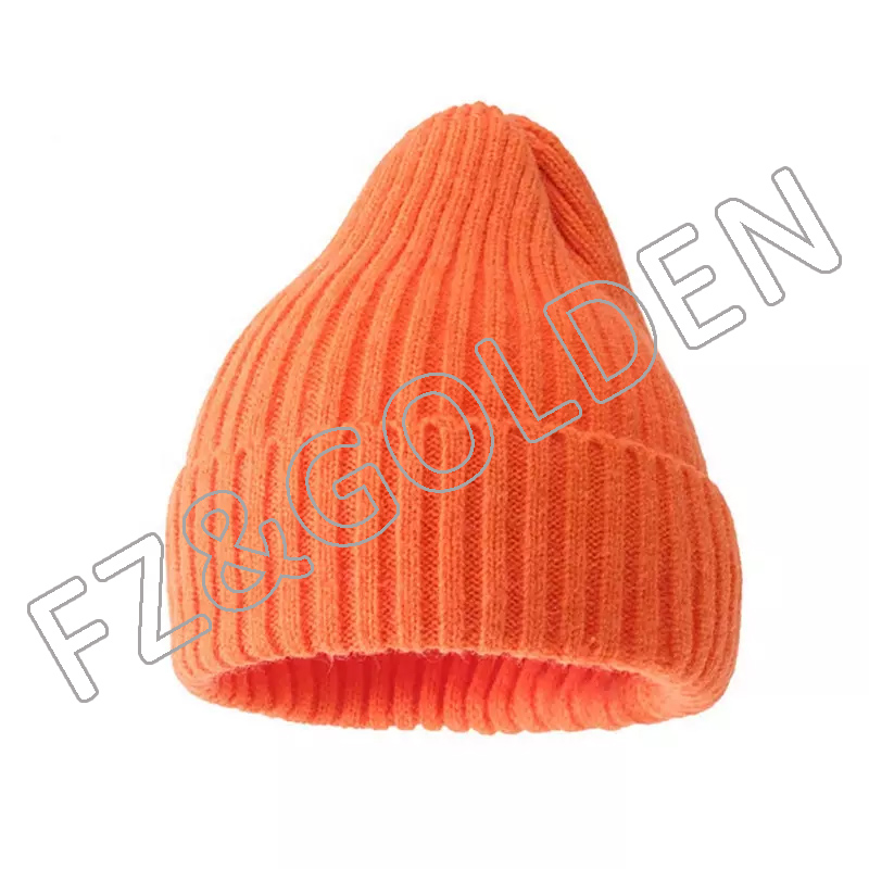 FZBH20250722-2 Knit Beanie Warm Soft & Stretchy Daily Ribbed Toboggan Cap Winter Hats for Cold Weather
