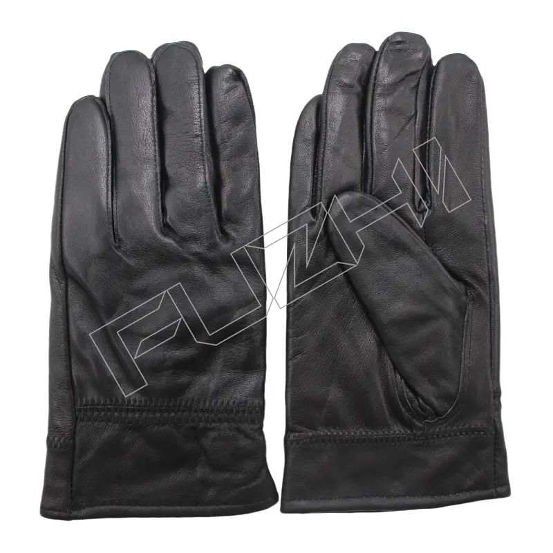 FZWG-1011 New men’s and women’s leather gloves with fleece thickened cold leather gloves outdoor autumn and winter windproof thermal leather gloves